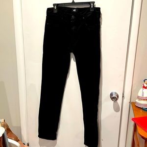 Paige Lennox Black Jeans Size 32 NWOT